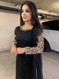 Bespoke Chiffon Outfit (black)PRE ORDER