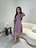 Chiffon Wedding Pret (lilac)