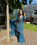 Bespoke chiffon (teal)