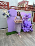 Bespoke net outfit by Sana
