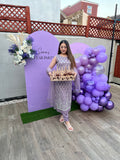 Bespoke net outfit by Sana